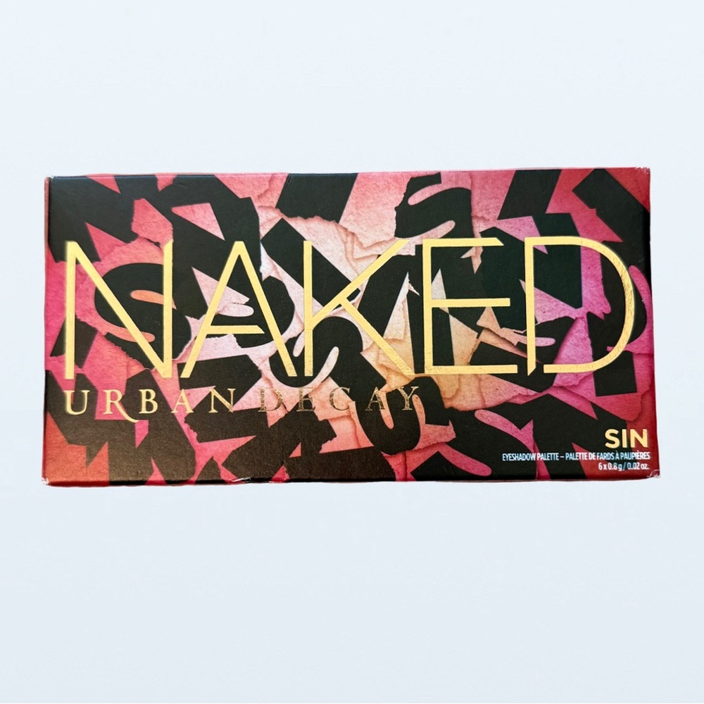 New Urban Decay Naked Sin Eyeshadow Palette - Pink and Brown Hues - Picture 2 of 6